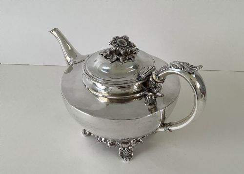 william iv silver teapot 1834 - CATEGORY: ANTIQUE SILVER - DATED 19TH CENTURY