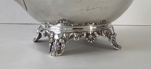 WILLIAM IV SILVER TEAPOT 1834 - ADDITIONAL PHOTO 5