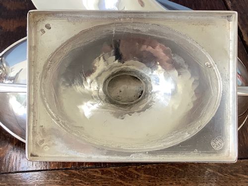 PAIR OF ANTIQUE GEORGIAN SILVER SAUCE TUREENS 1796 - ADDITIONAL PHOTO 1