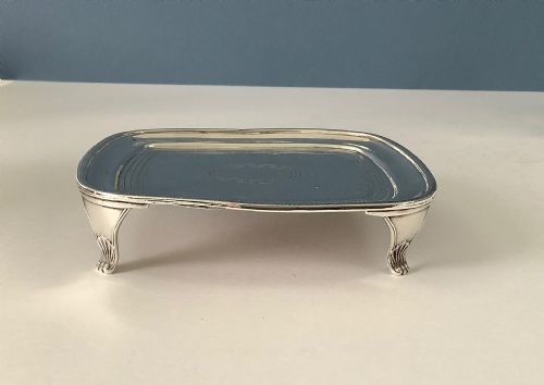GEORGIAN SOLID SILVER TEAPOT AND STAND 1807 - ADDITIONAL PHOTO 4
