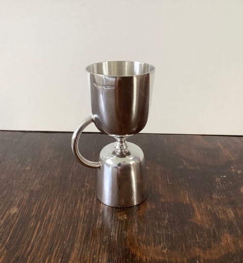 SILVER PLATED DOUBLE JIGGER - ADDITIONAL PHOTO 2