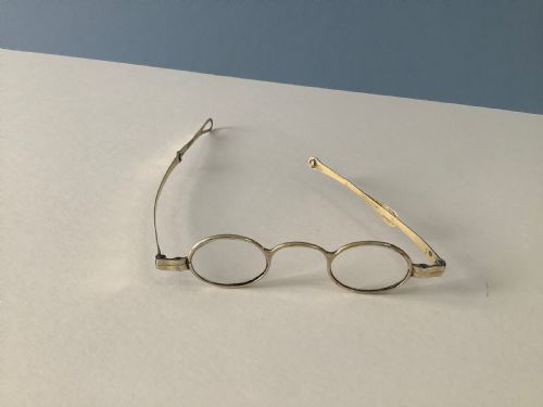 ANTIQUE GEORGIAN SILVER WIG SPECTACLES - ADDITIONAL PHOTO 2