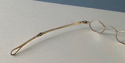 ANTIQUE GEORGIAN SILVER WIG SPECTACLES - ADDITIONAL PHOTO 4
