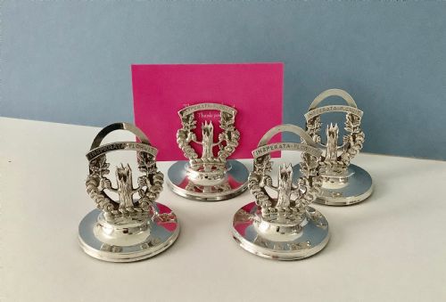 SOLID SILVER MENU HOLDERS - ADDITIONAL PHOTO 2