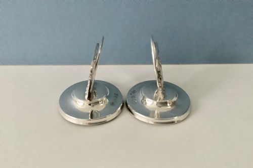 SOLID SILVER MENU HOLDERS - ADDITIONAL PHOTO 3