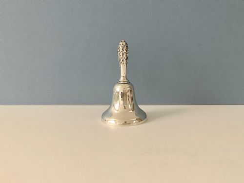 ANTIQUE VICTORIAN SOLID SILVER TABLE BELL - ADDITIONAL PHOTO 2