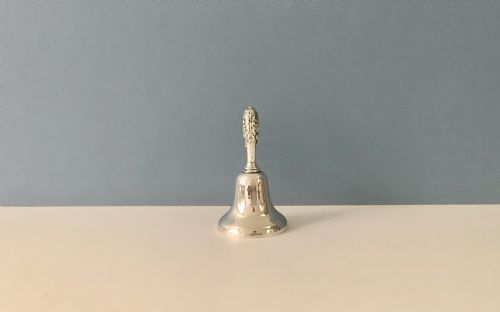 ANTIQUE VICTORIAN SOLID SILVER TABLE BELL - ADDITIONAL PHOTO 5