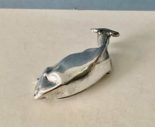 ANTIQUE SILVER SNUFF BOX RECUMBENT COW - ADDITIONAL PHOTO 5