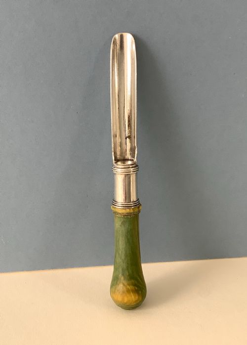 ANTIQUE GEORGIAN SOLID SILVER APPLE CORER 1808 - ADDITIONAL PHOTO 2