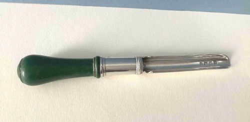 ANTIQUE GEORGIAN SILVER APPLE CORER
