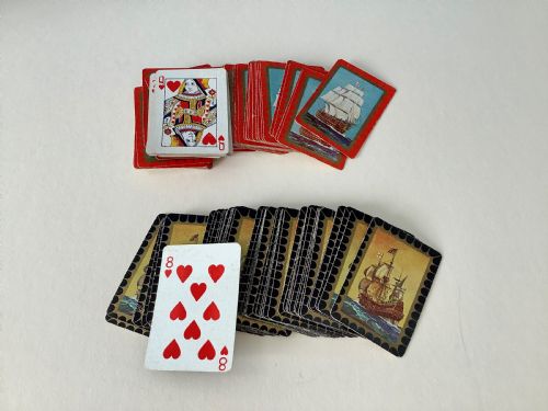 ANTIQUE SILVER PLAYING CARD BOX NELSON AND DRAKE - ADDITIONAL PHOTO 4