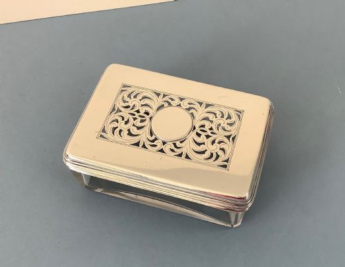 ANTIQUE GEORGIAN SILVER POT POURRI BOX - ADDITIONAL PHOTO 1