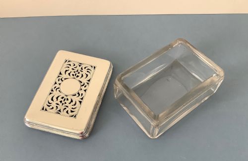 ANTIQUE GEORGIAN SILVER POT POURRI BOX - ADDITIONAL PHOTO 3