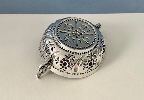 ANTIQUE VICTORIAN SILVER WINE TASTER - ADDITIONAL PHOTO 1