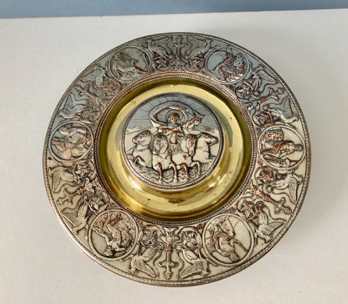 STUNNING ANTIQUE VICTORIAN INK WELL STAND ELKINGTON - ADDITIONAL PHOTO 1