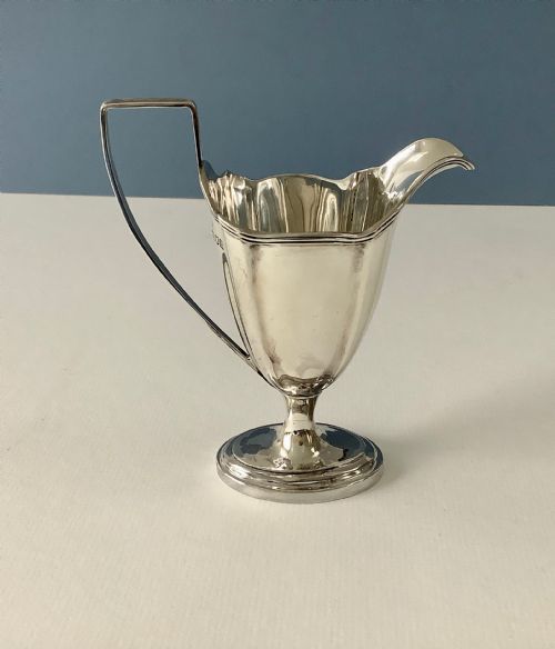 ANTIQUE EDWARDIAN SOLID SILVER JUG - ADDITIONAL PHOTO 5