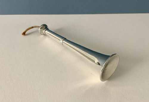 ANTIQUE SOLID SILVER VICTORIAN NOVELTY TABLE LIGHTER - ADDITIONAL PHOTO 1