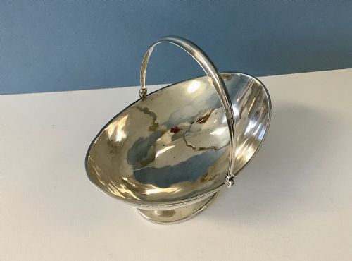 ANTIQUE GEORGIAN SILVER SUGAR BASKET 1812 - ADDITIONAL PHOTO 6