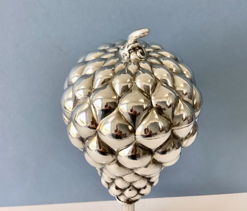 ANTIQUE SILVER LIDDED CUP TROPHY - ADDITIONAL PHOTO 1