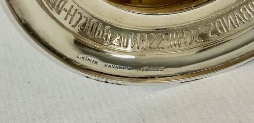 ANTIQUE SILVER LIDDED CUP TROPHY - ADDITIONAL PHOTO 5