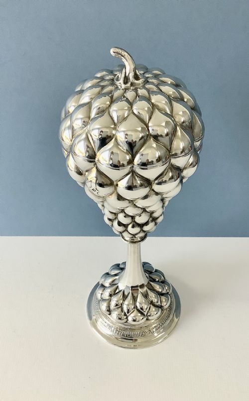 ANTIQUE SILVER LIDDED CUP TROPHY - ADDITIONAL PHOTO 8