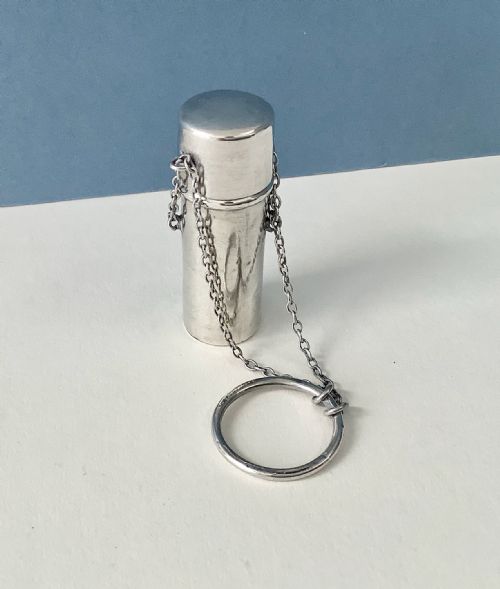 ANTIQUE EDWARDIAN SILVER NEEDLE CASE - ADDITIONAL PHOTO 4