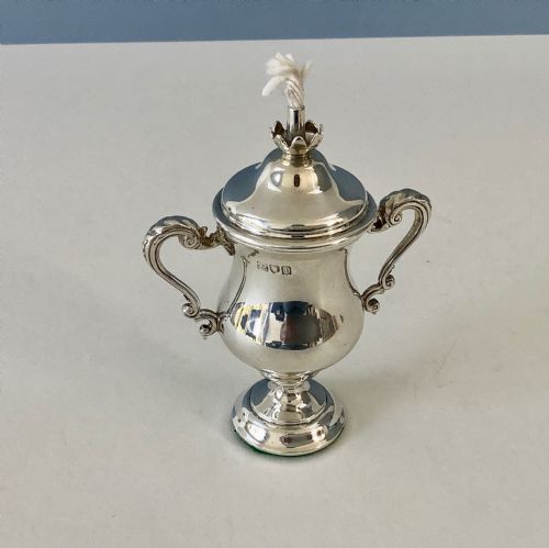 ANTIQUE SILVER TABLE LIGHTER COMYNS - ADDITIONAL PHOTO 1