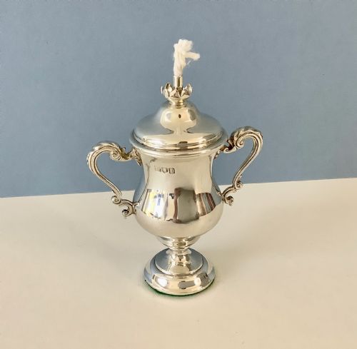 ANTIQUE SILVER TABLE LIGHTER COMYNS - ADDITIONAL PHOTO 4