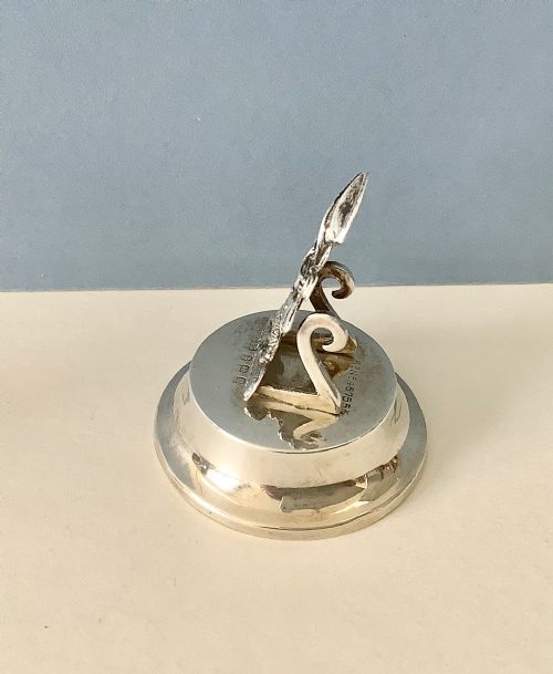 PAIR OF ANTIQUE SILVER 'ALICE IN WONDERLAND' MENU HOLDERS - ADDITIONAL PHOTO 1