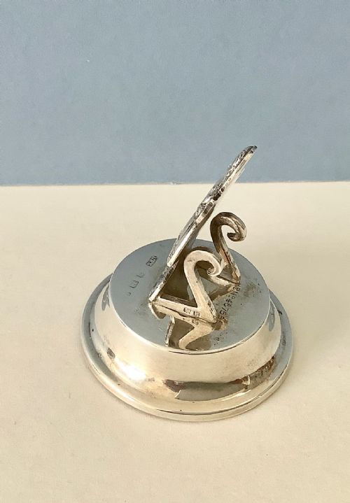 PAIR OF ANTIQUE SILVER 'ALICE IN WONDERLAND' MENU HOLDERS - ADDITIONAL PHOTO 3