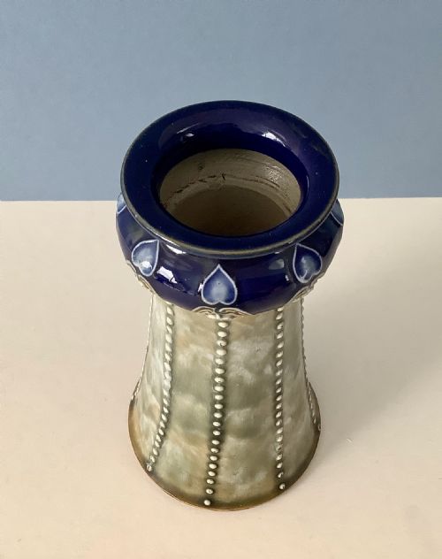 ANTIQUE EDWARDIAN ROYAL DOULTON ART NOUVEAU VASE - ADDITIONAL PHOTO 1