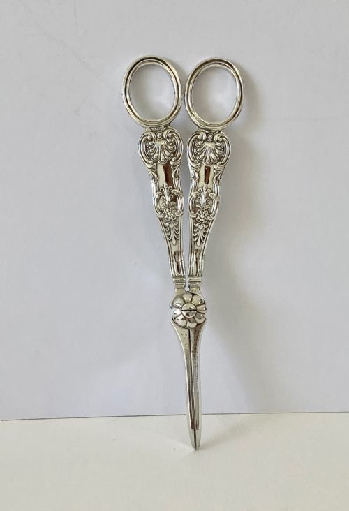 PAIR OF EARLY VICTORIAN GRAPE SCISSORS REILLY STORER