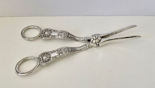 PAIR OF EARLY VICTORIAN GRAPE SCISSORS REILLY STORER - ADDITIONAL PHOTO 4