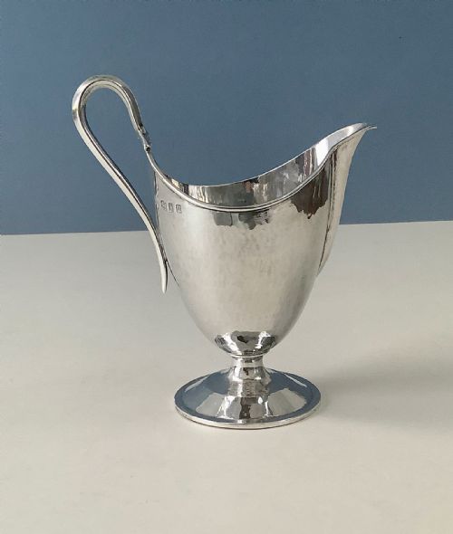 antique silver cream jug omar ramsden - CATEGORY: ANTIQUE SILVER - DATED 1930