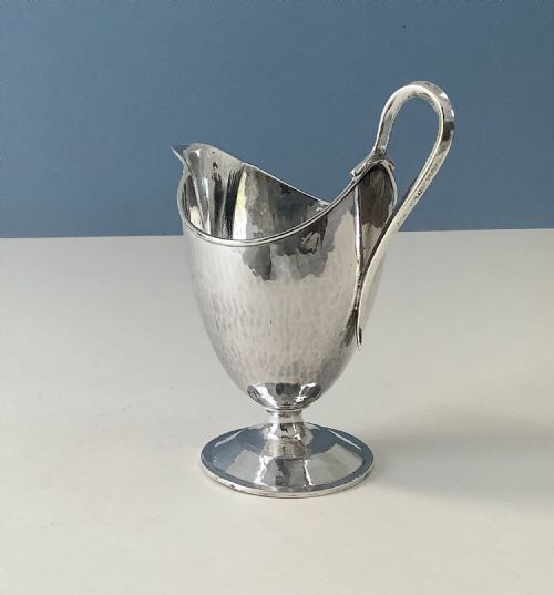 ANTIQUE SILVER CREAM JUG OMAR RAMSDEN - ADDITIONAL PHOTO 1