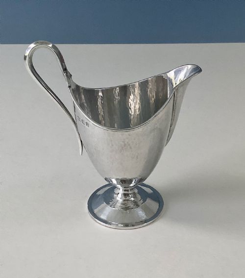 ANTIQUE SILVER CREAM JUG OMAR RAMSDEN - ADDITIONAL PHOTO 5