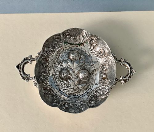 ANTIQUE VICTORIAN SILVER WINE TASTER - ADDITIONAL PHOTO 3