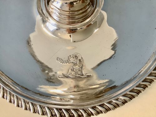 ANTIQUE SILVER PAUL STORR CHAMBERSTICK - ADDITIONAL PHOTO 5