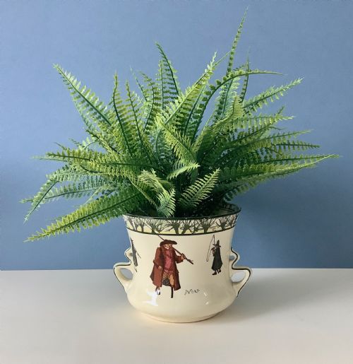 CHARLES NOKE FOR ROYAL DOULTON FISHERMEN TROPHY PLANTER - ADDITIONAL PHOTO 1
