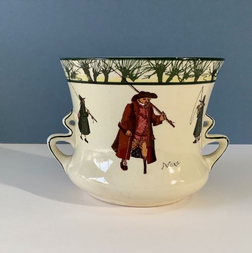 CHARLES NOKE FOR ROYAL DOULTON FISHERMEN TROPHY PLANTER - ADDITIONAL PHOTO 7