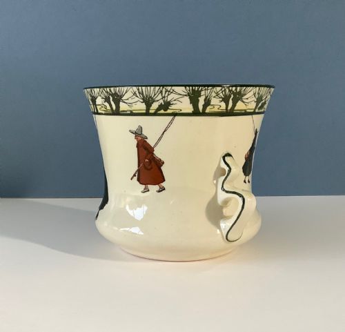 CHARLES NOKE FOR ROYAL DOULTON FISHERMEN TROPHY PLANTER - ADDITIONAL PHOTO 8