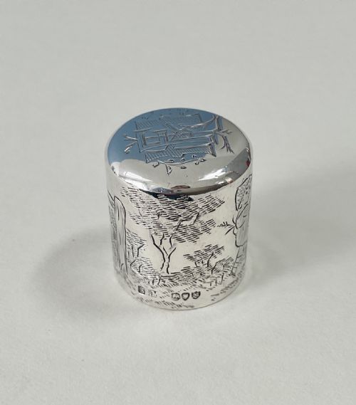 KATE GREENAWAY FOR SAMPSON MORGAN SILVER SCENT BOTTLE - ADDITIONAL PHOTO 6