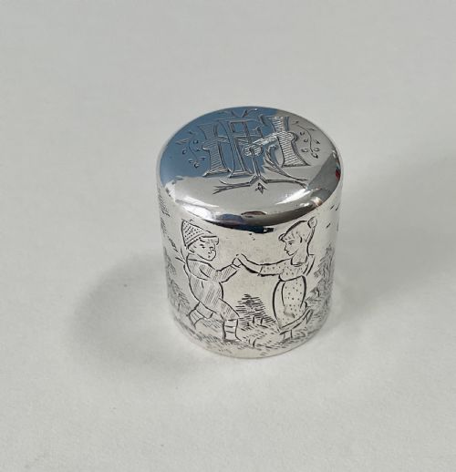 KATE GREENAWAY FOR SAMPSON MORGAN SILVER SCENT BOTTLE - ADDITIONAL PHOTO 7