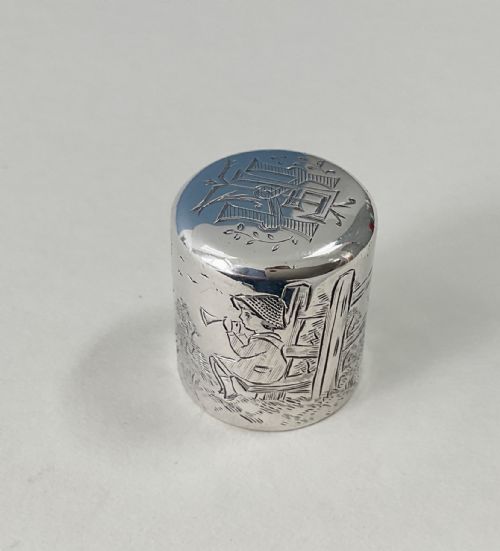 KATE GREENAWAY FOR SAMPSON MORGAN SILVER SCENT BOTTLE - ADDITIONAL PHOTO 8