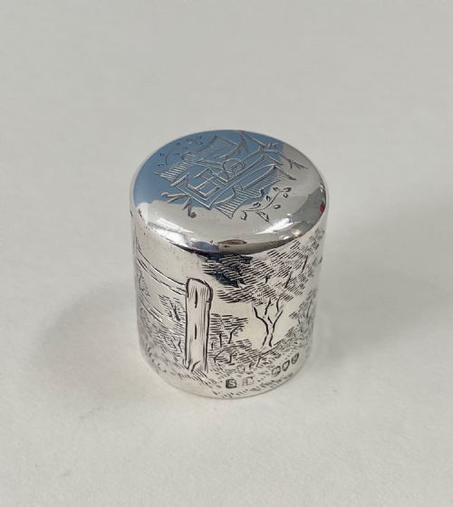 KATE GREENAWAY FOR SAMPSON MORGAN SILVER SCENT BOTTLE - ADDITIONAL PHOTO 9