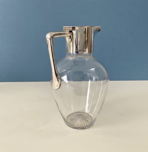 ANTIQUE VICTORIAN SILVER CLARET JUG - ADDITIONAL PHOTO 1