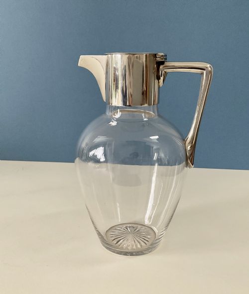 ANTIQUE VICTORIAN SILVER CLARET JUG - ADDITIONAL PHOTO 3