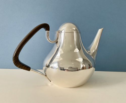 GEORG JENSEN SILVER COFFEE POT - ADDITIONAL PHOTO 1