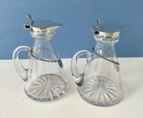 PAIR OF ANTIQUE SILVER CAPPED WHISKY NOGGINS - ADDITIONAL PHOTO 6