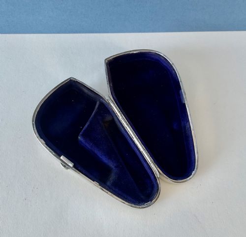 ANTIQUE EDWARDIAN SOLID SILVER PIPE CASE - ADDITIONAL PHOTO 2
